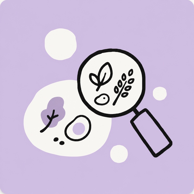 Food intolerance testing illustration