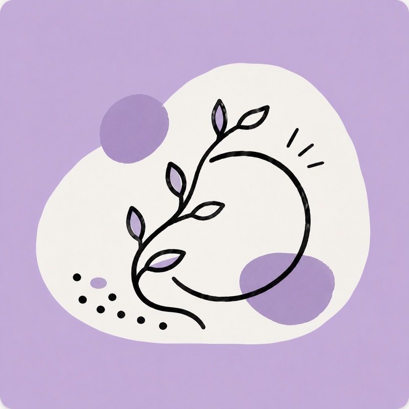 Balanced nutrition and sustainable weight loss illustration